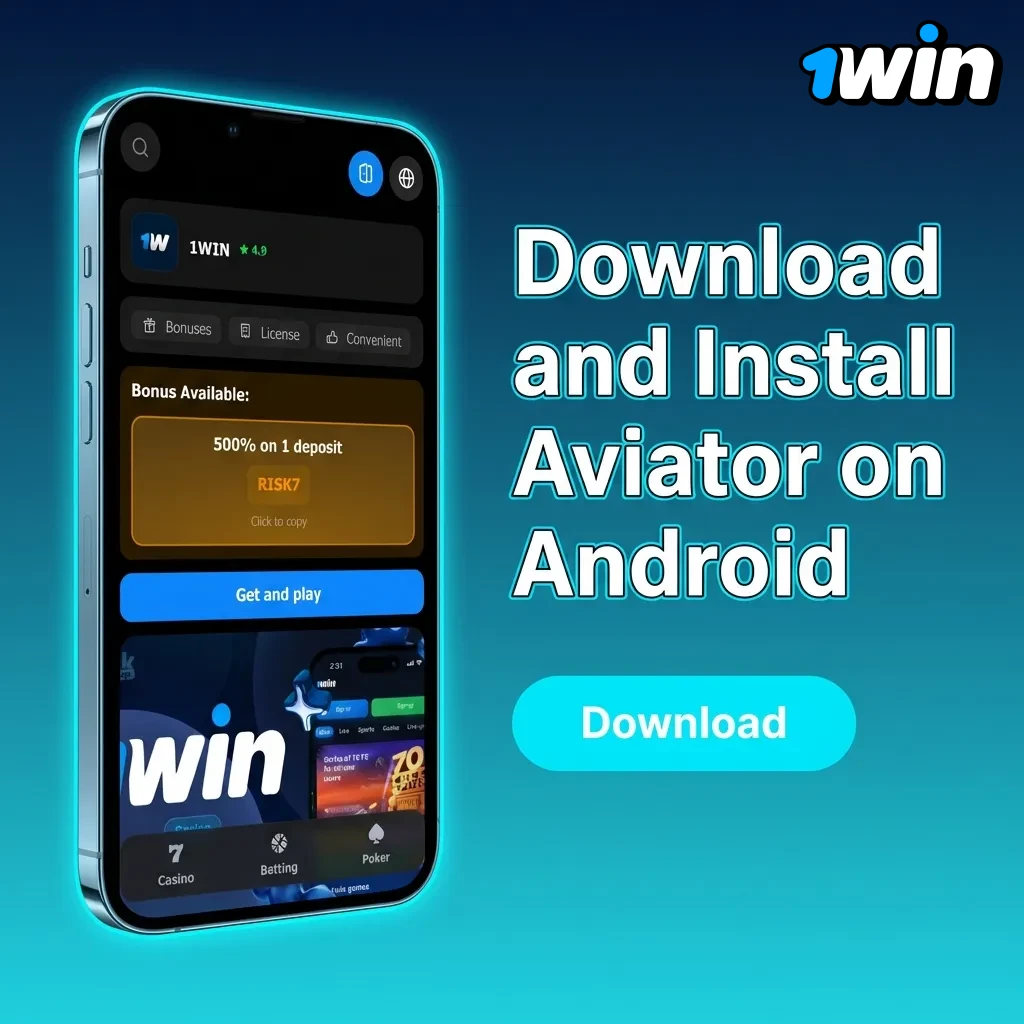 Android phone displaying Aviator app APK installation process with download and security settings screens