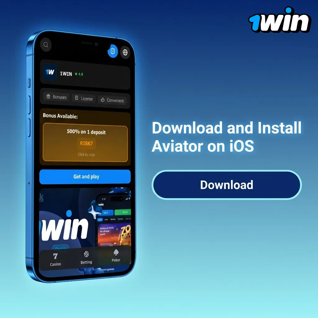 Guide showing how to download and install Aviator casino game app on iPhone and iPad devices with iOS 11.0 or higher