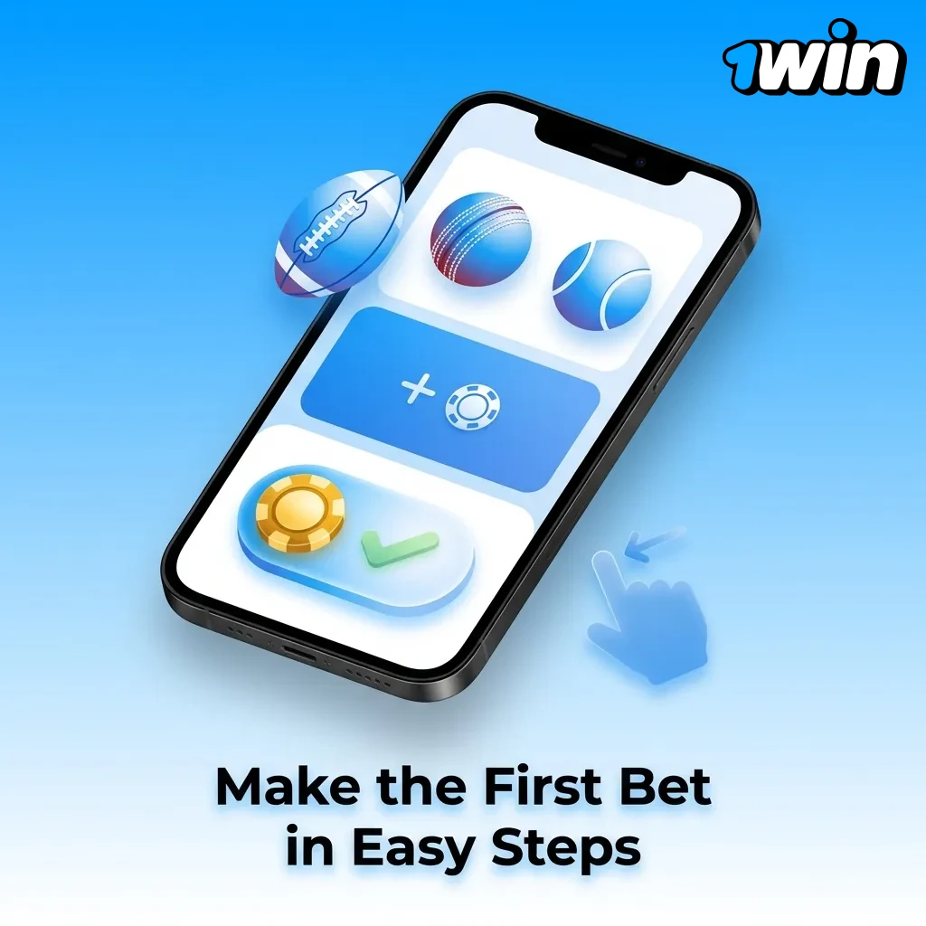 Person selecting sports match on mobile betting app and entering stake amount to place first bet