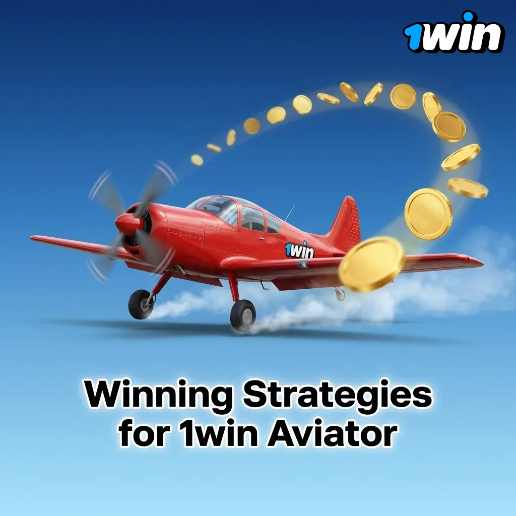 Strategic betting tips for 1win Aviator game showing risk management and dual bet approach for extended gameplay
