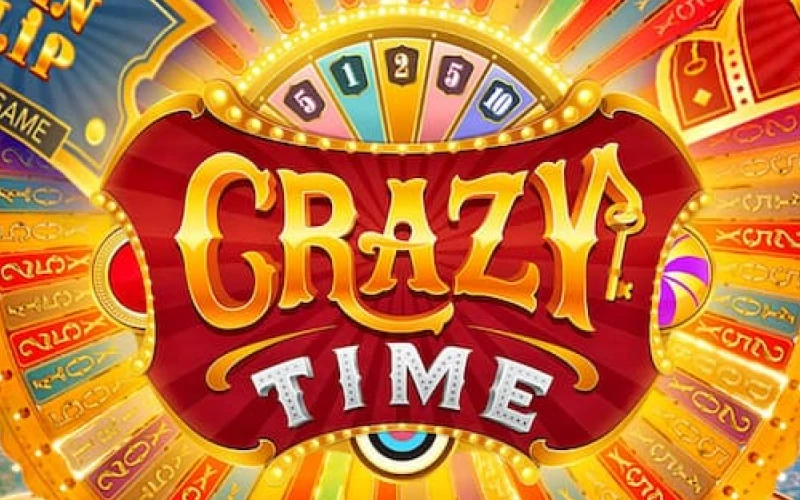 جرب حظك في لعبة Crazy Time على كازينو 1win.